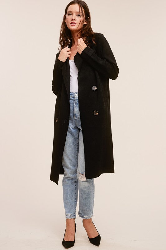 Rylan Fall Coat - Black