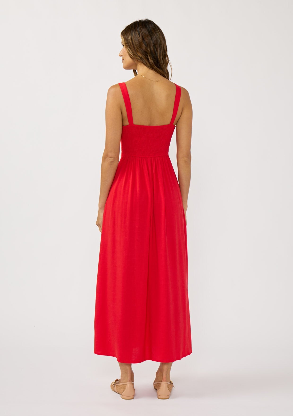 Cheri Maxi Dress- Red