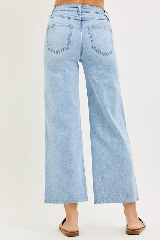 Risen Wide Leg Jeans