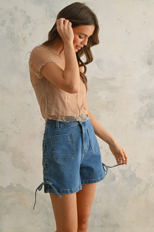 Ardel Lace Top