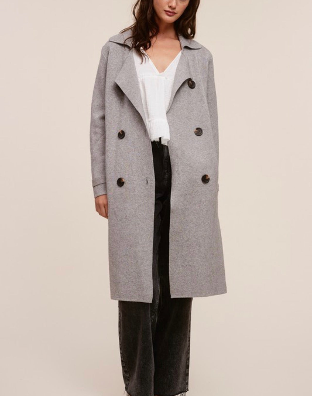 Rylan Fall Coat - Heather Grey