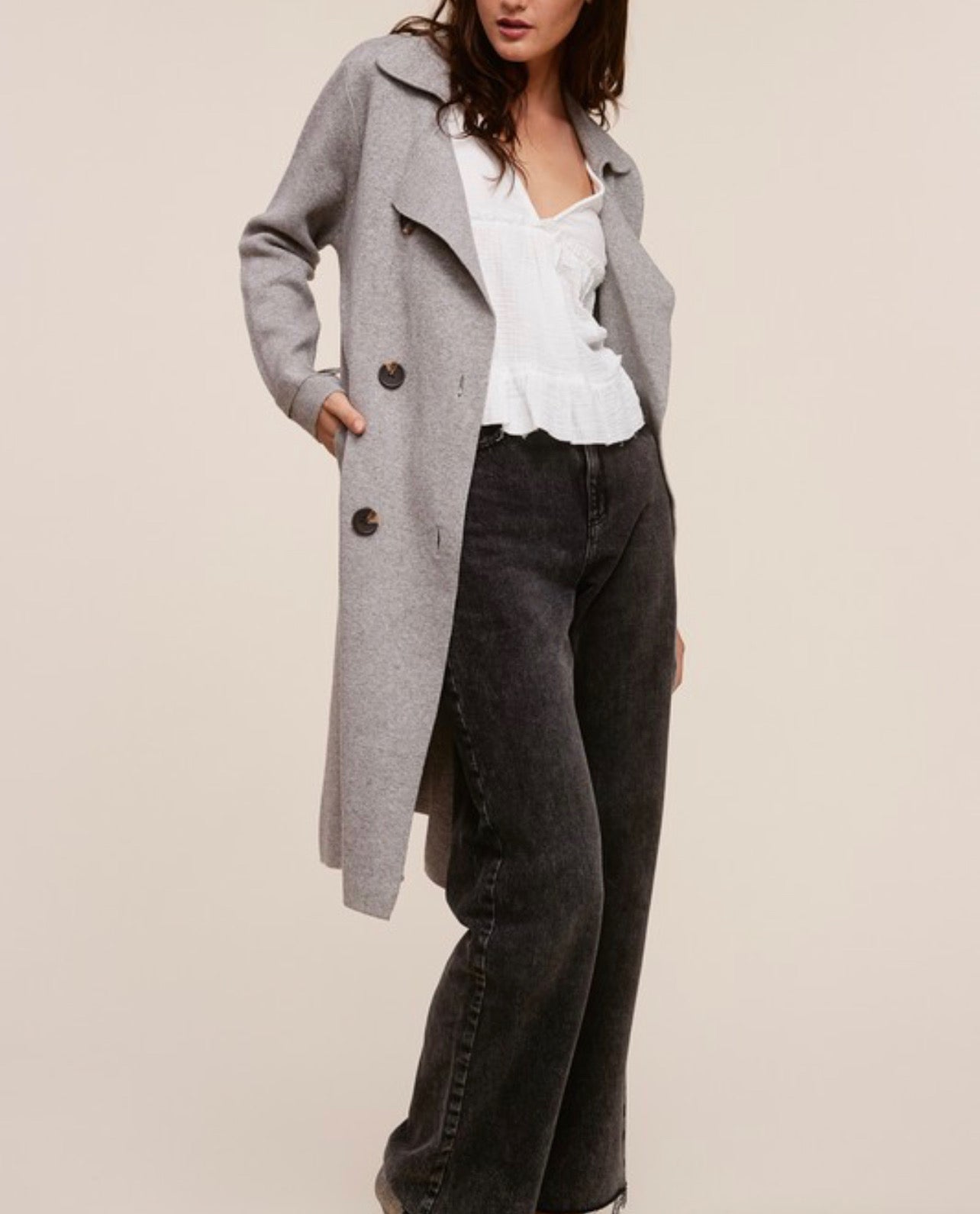 Rylan Fall Coat - Heather Grey