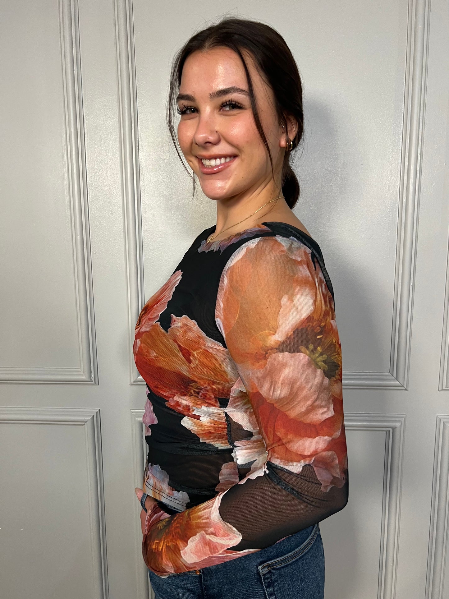 Cindy Mesh Top