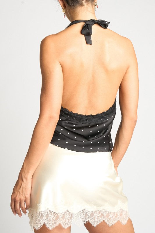 Lacy Halter Top