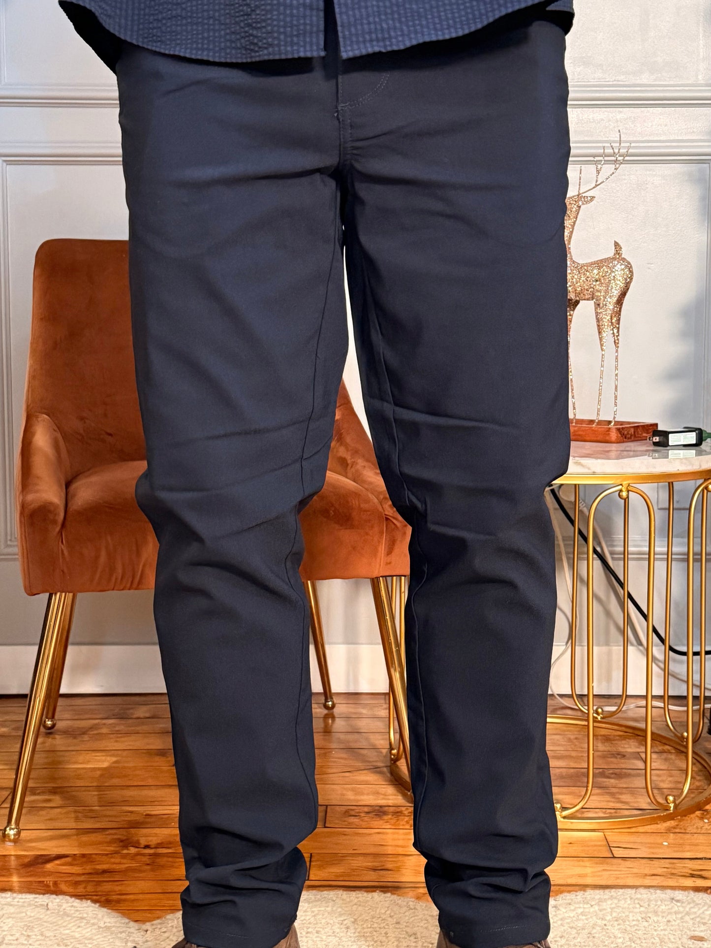 Men's Woven Classic Pant - Navy