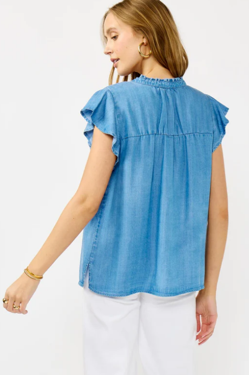 Billie Denim Top