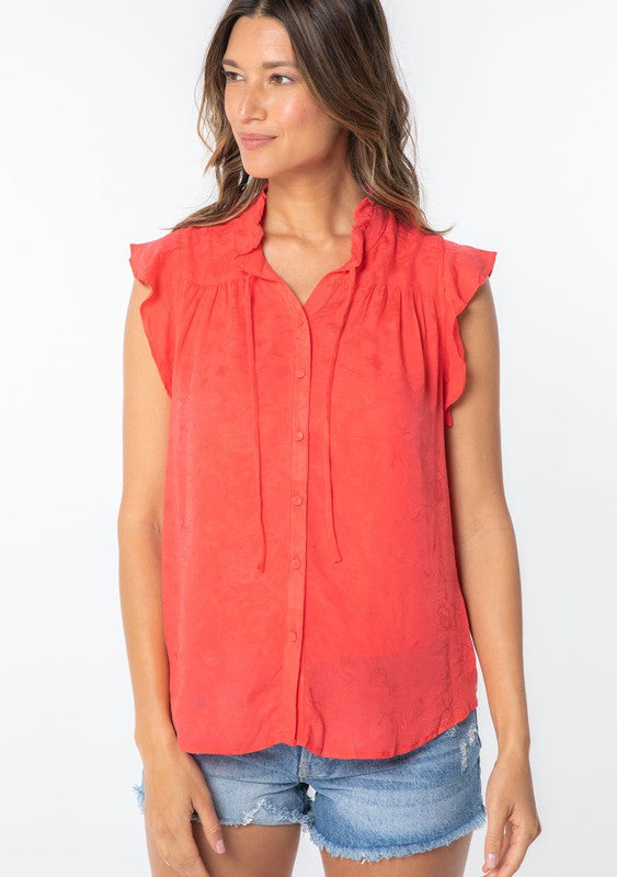 Vintage Coral Top