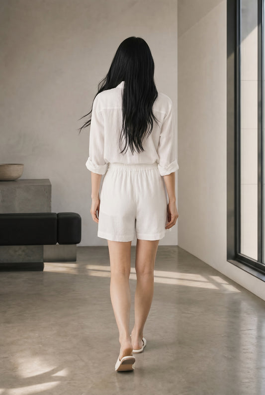 White Sands Linen Top