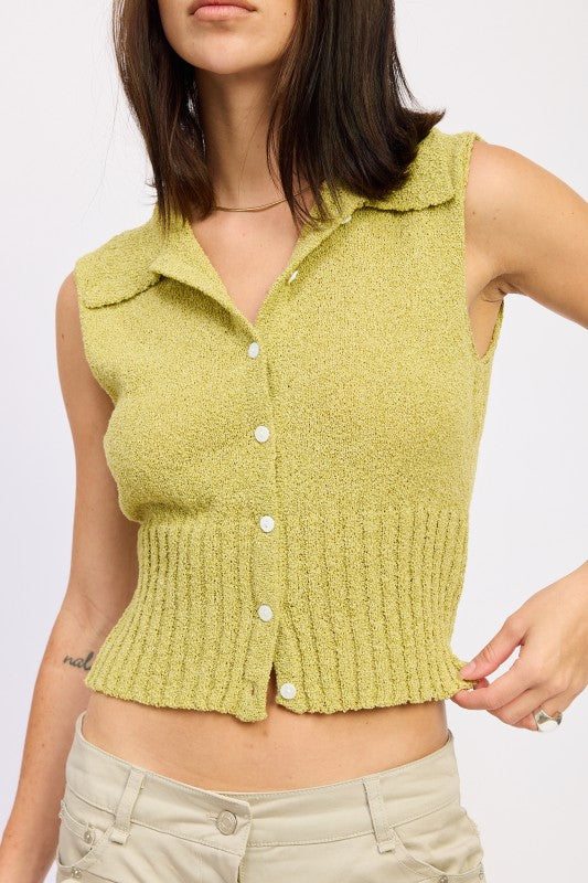 Crochet Button Up