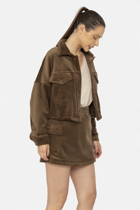 Madison Brown Corduroy Jacket