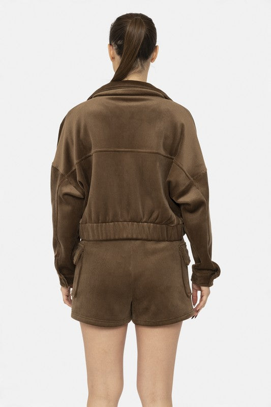 Madison Brown Corduroy Jacket