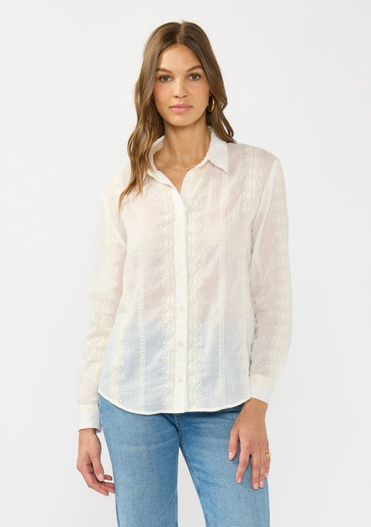 Petra White Top - The Giving