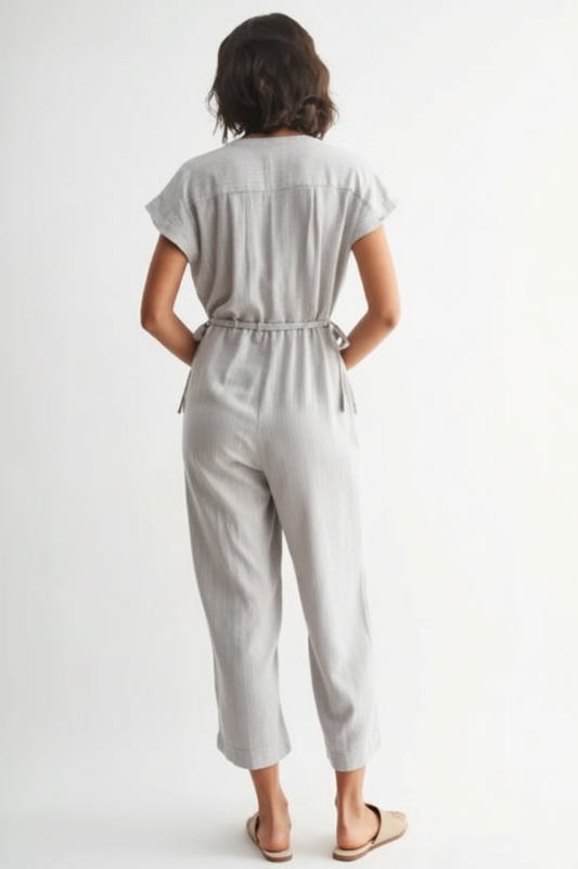 Sharper rear view of the Leona Jumpsuit
