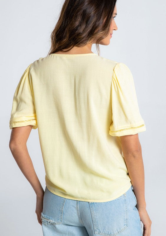 Sunshine Linen Top