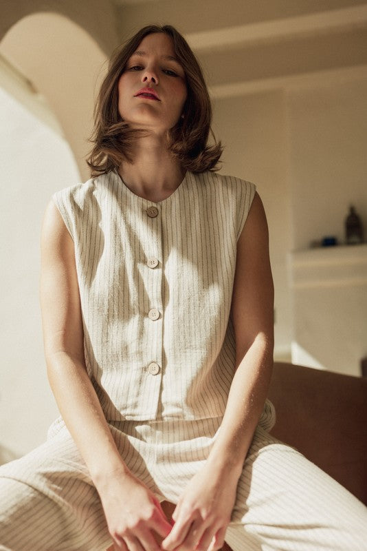 Terra Linen Vest
