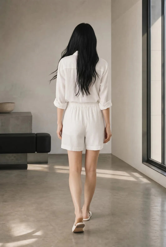 White Sands Linen Short - The Giving