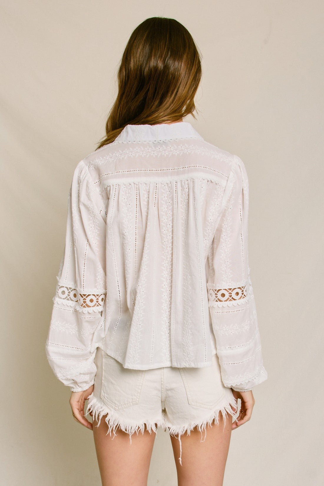 Jolene Bubble Sleeve Blouse