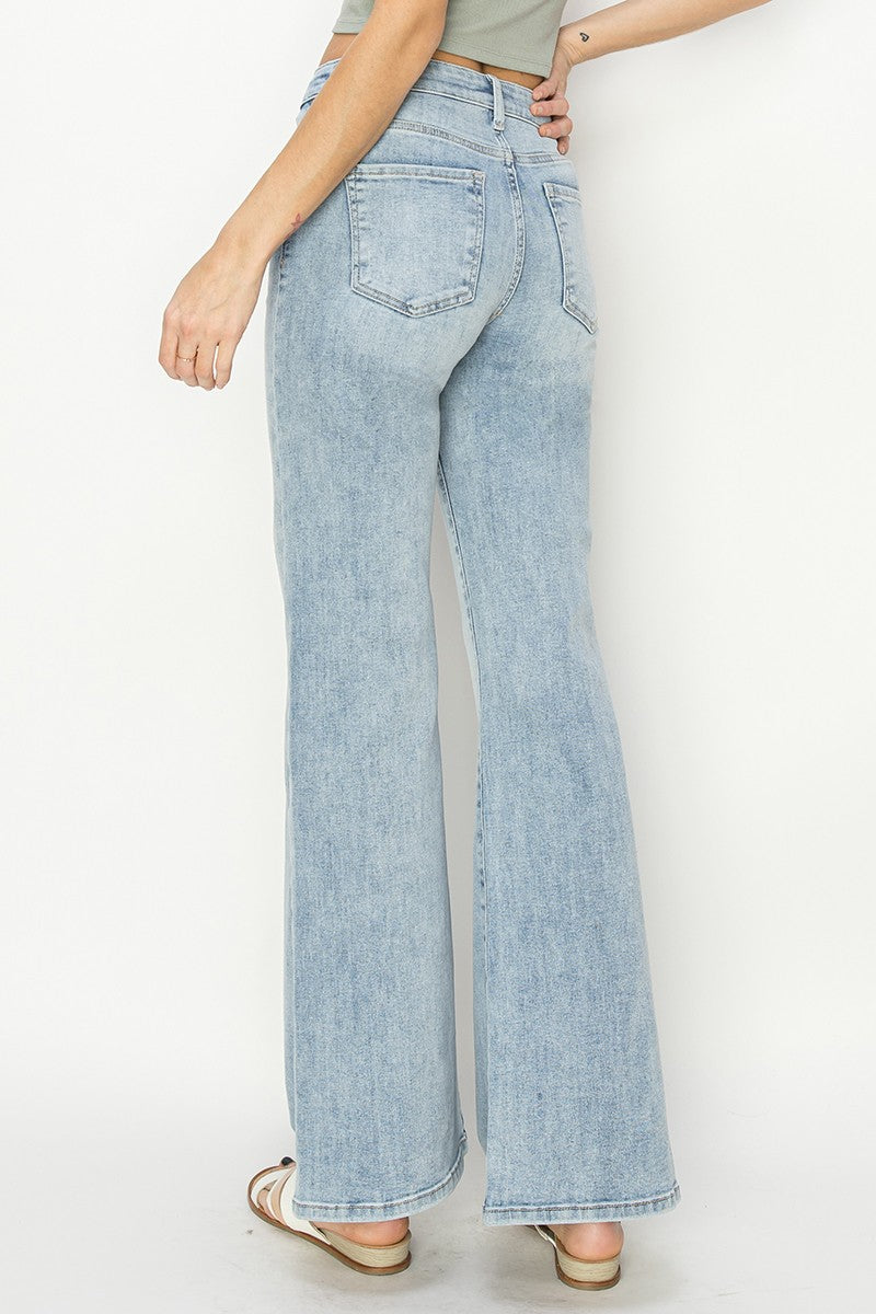 Hailey High Rise Draw String Relaxed Jeans