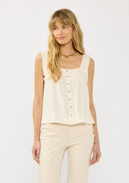 Alanna Lace Trim Tank Top