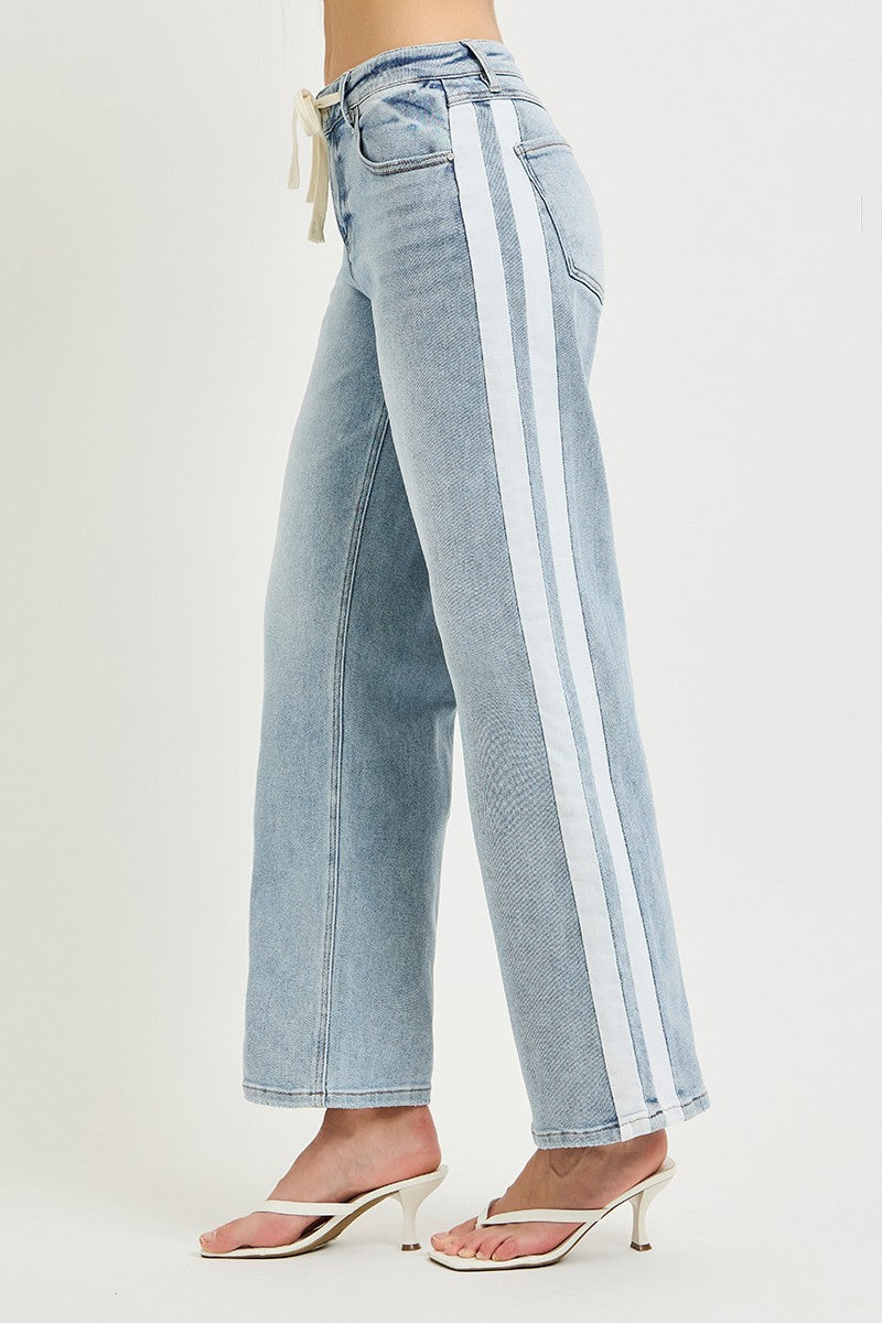 Patricia Striped Leg Jeans