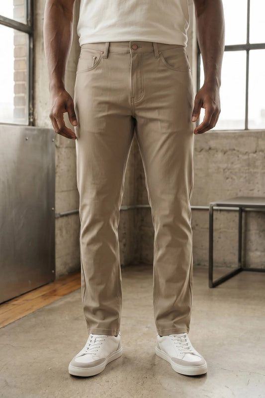 Men's Woven Classic Pant - Taupe