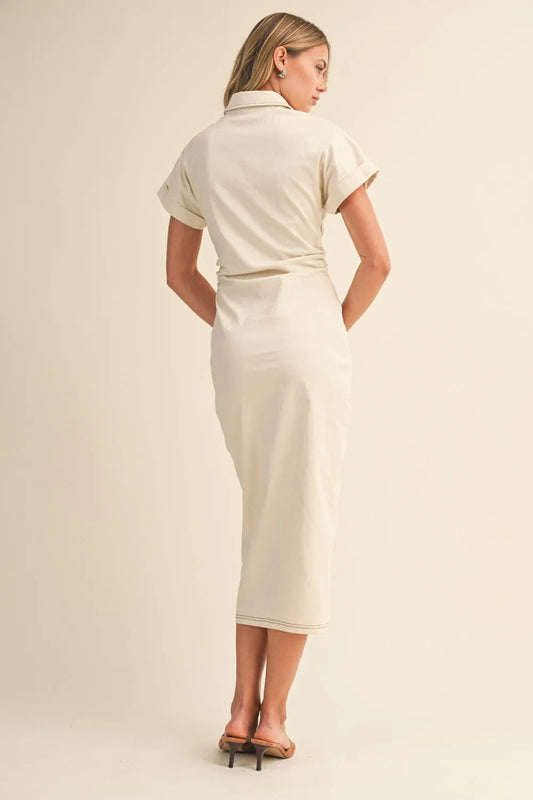 Isola Button Down Dress