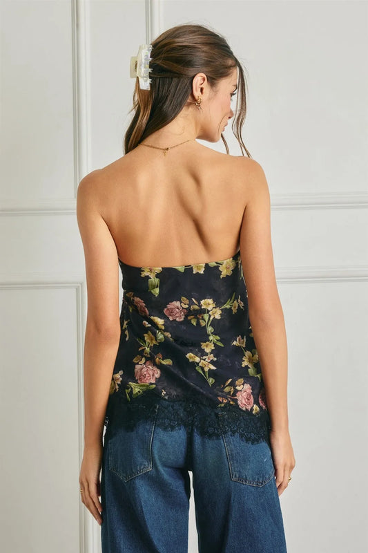 Raquel Rose Tube Top