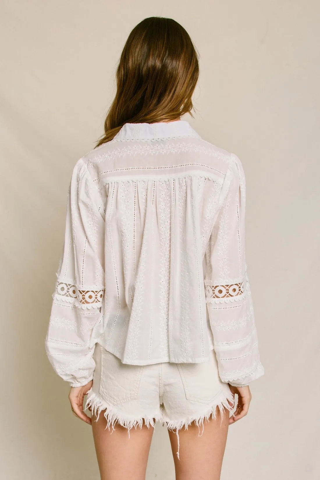 Jolene Bubble Sleeve Blouse