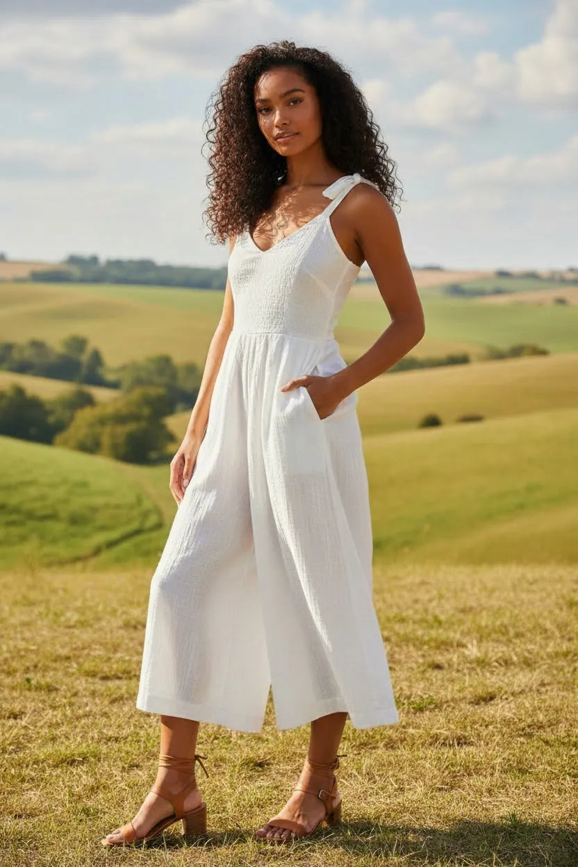 Colette Pleated Jumpsuit