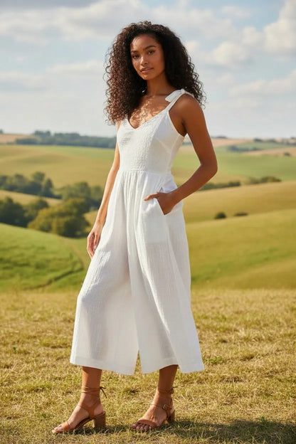 Colette Pleated Jumpsuit