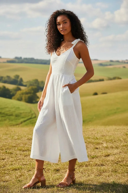 Colette Pleated Jumpsuit
