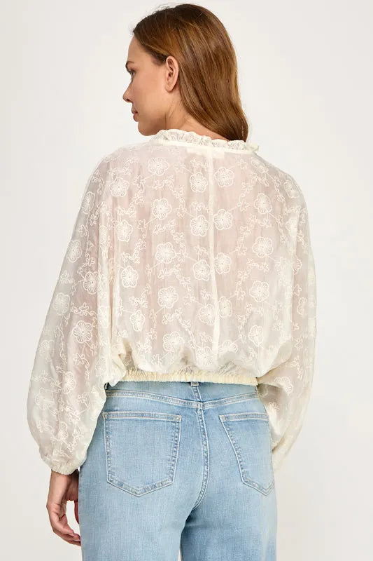 Lillian Embroidered Blouse