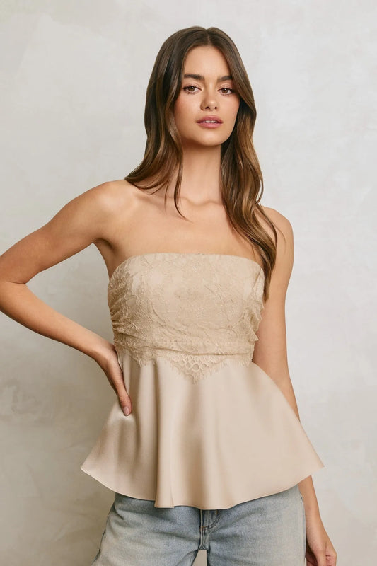 Michelle Strapless Top