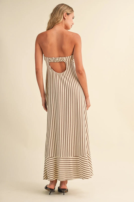 Sophia Strapless Midi Dress