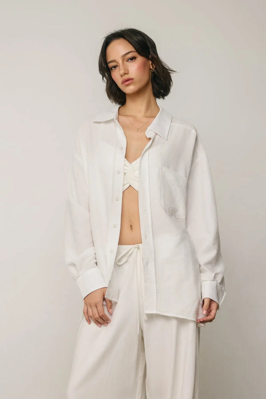 Shiloh Linen Top