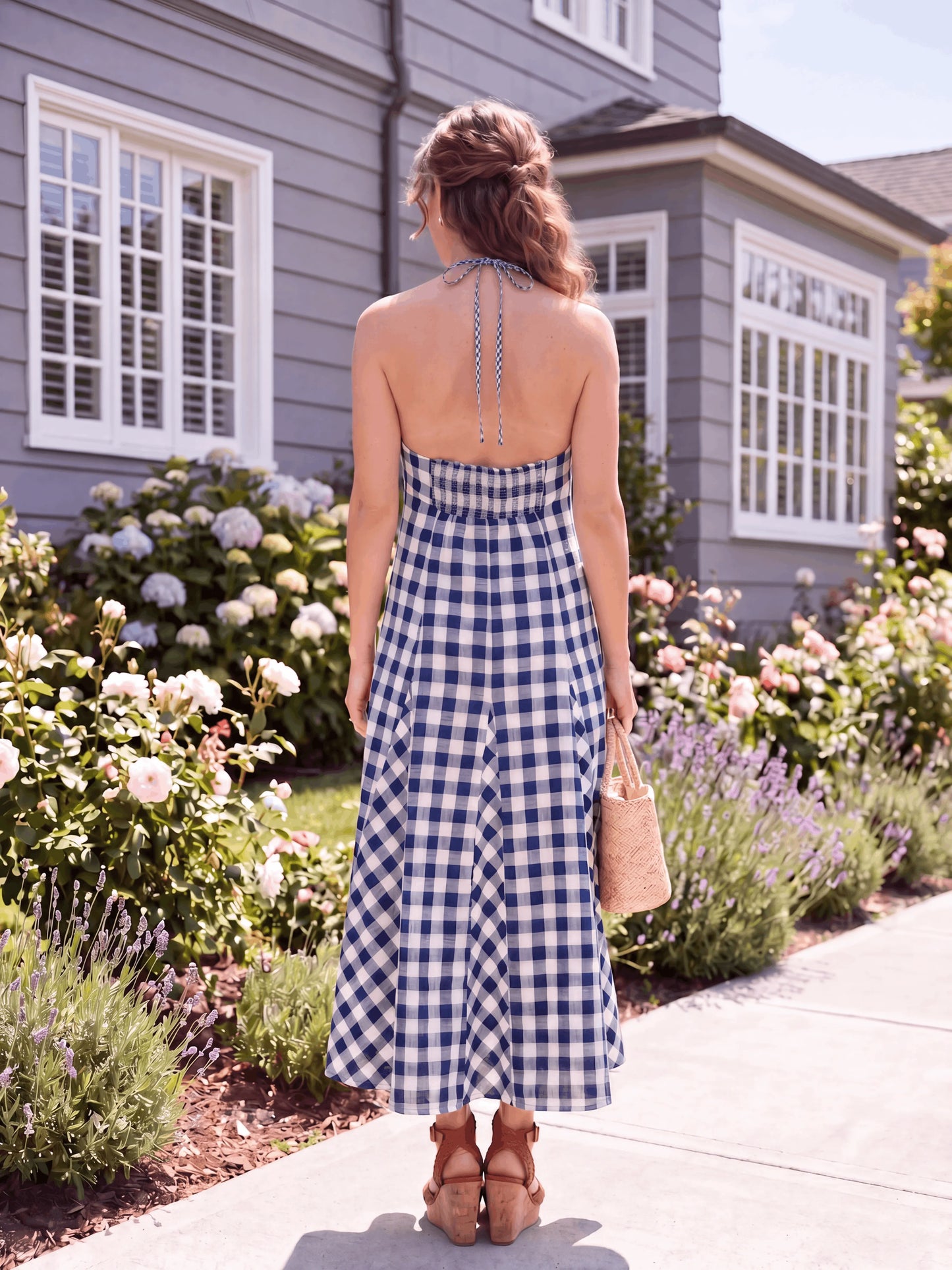 Lana Gingham Dress