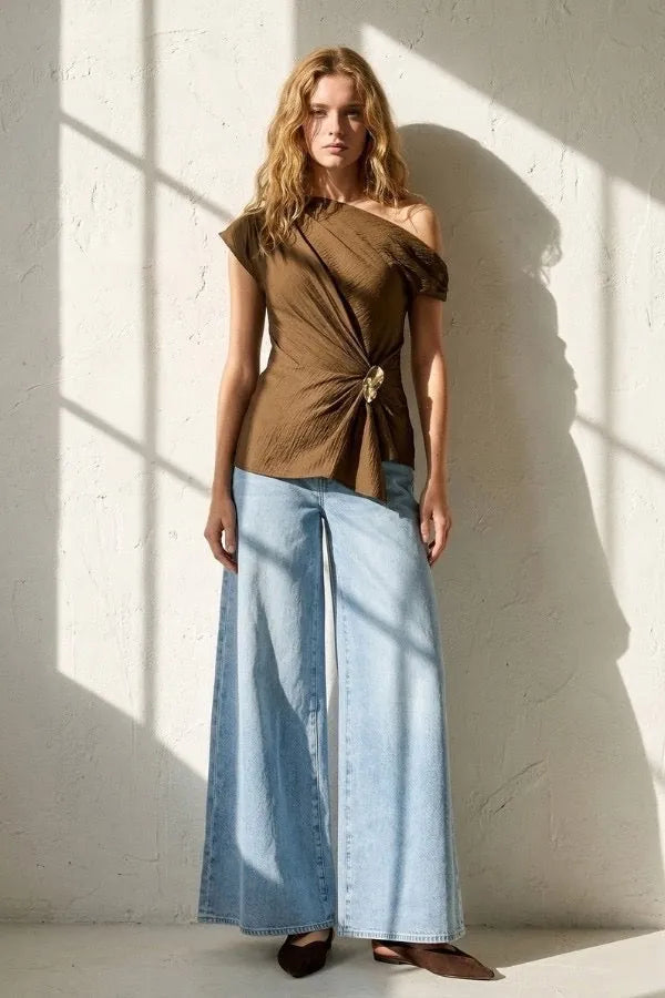 Arlette Drape Top