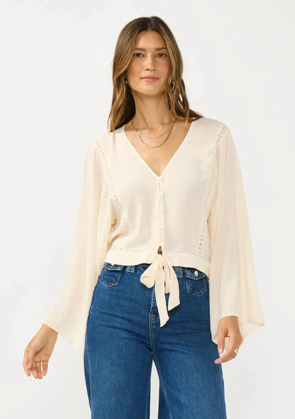 Diana Front Tie Blouse