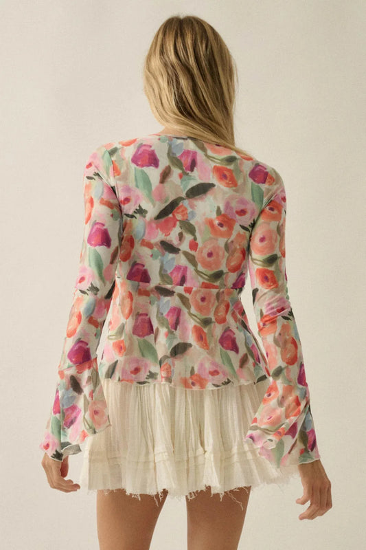 Flora Ruffle Blouse