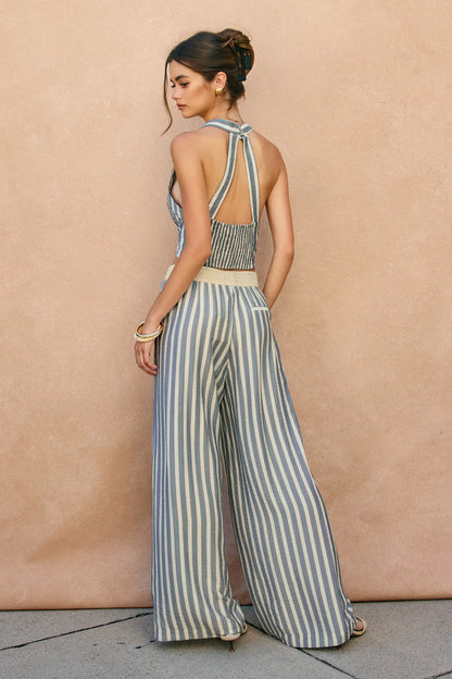 Jade Chambray Pants