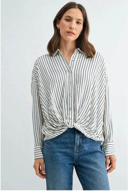 Jeanette Button Down Classic Women's Shirt | The Giving