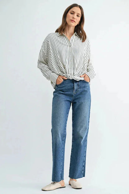 Jeanette Button Down Everyday Women's Shirt | The Giving