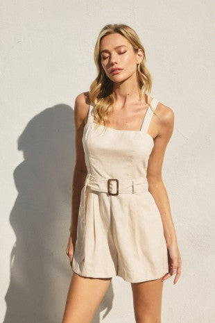 Avalynn Linen Romper