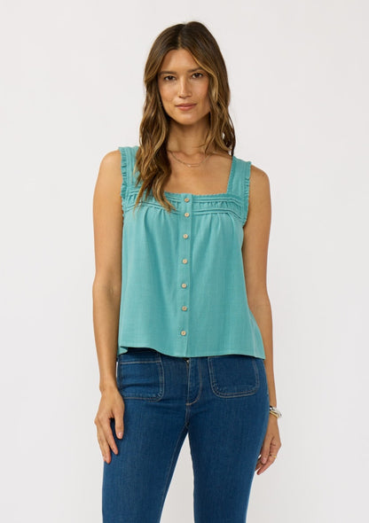 Alanna Lace Trim Tank Top