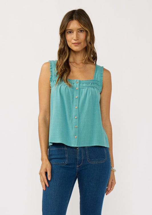 Alanna Lace Trim Tank Top