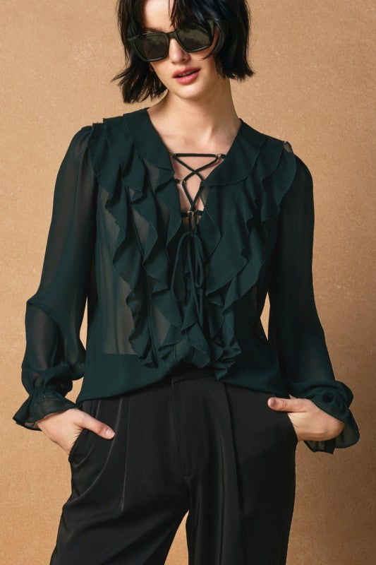 Abby Chiffon Blouse