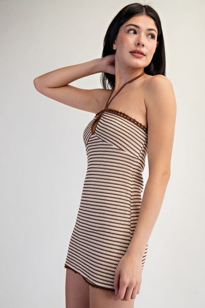 Aire Crochet Mini Dress