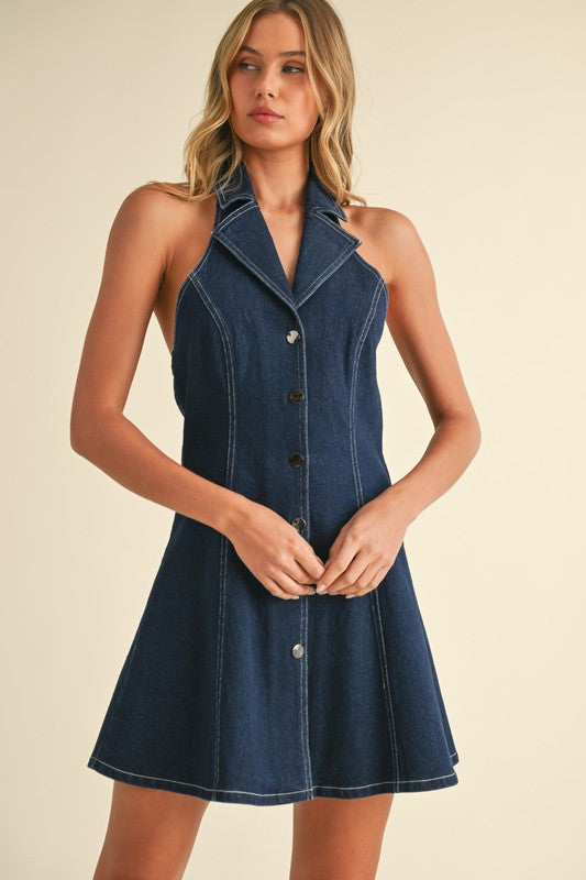 Ana Denim Mini Dress