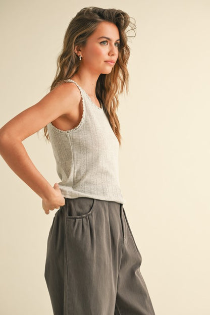 Brandy Pointelle Top