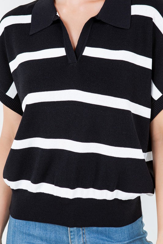 Callie Stripe Top